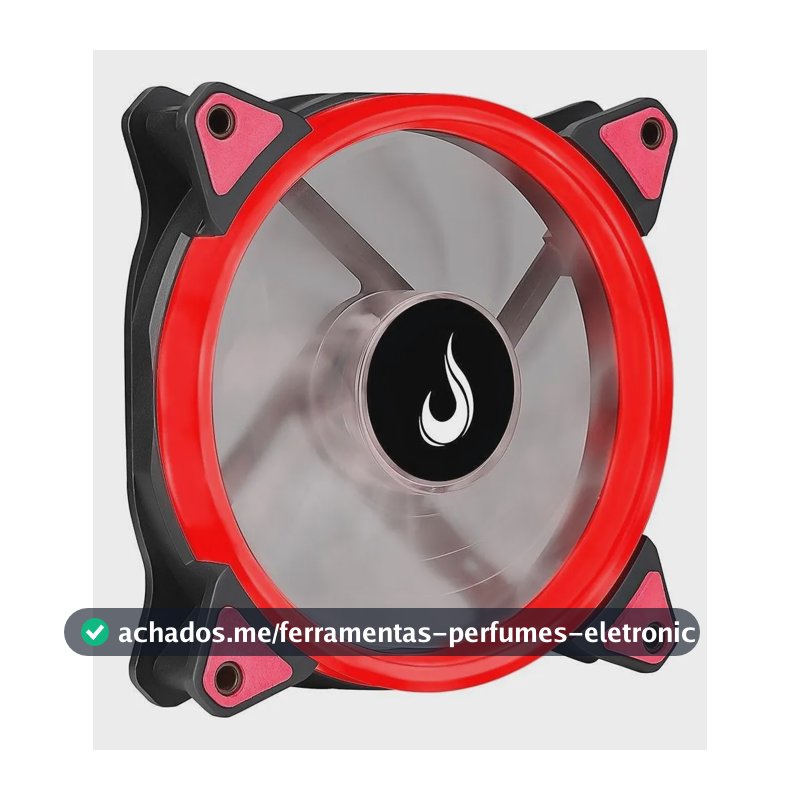 Ventoinha Rise Mode Galaxy Led, 120mm, Vermelho Rm-fn-01-br