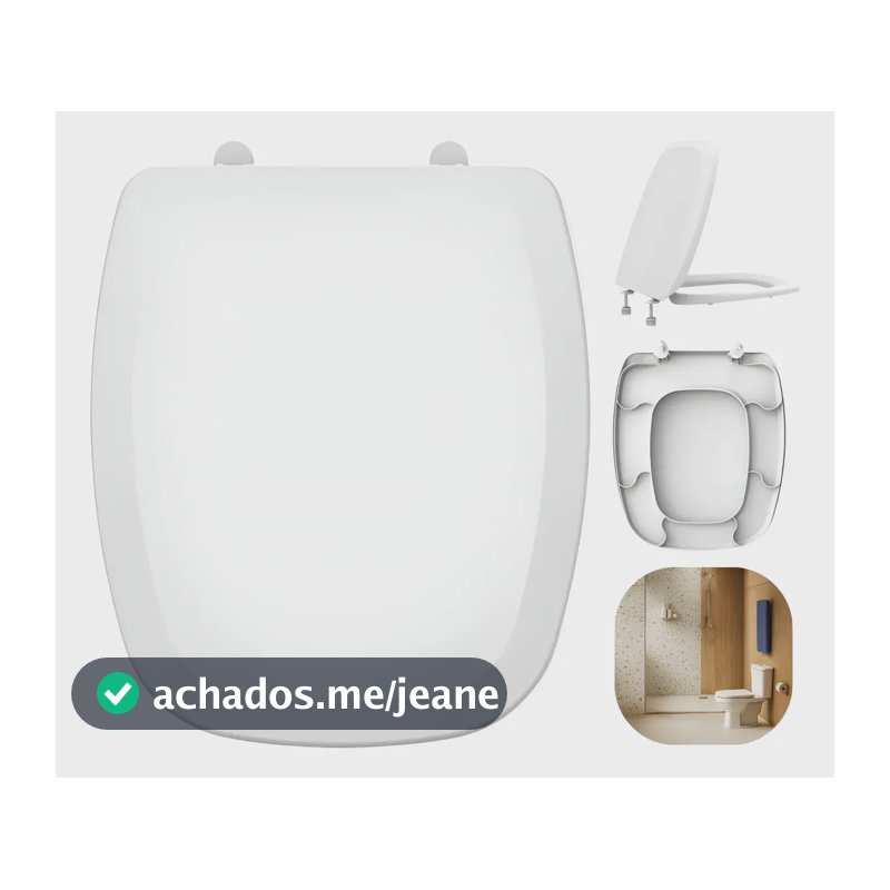 Tampa De Vaso Assento Vip Para Bacia Celite 1.6gpf 6lpf Branco