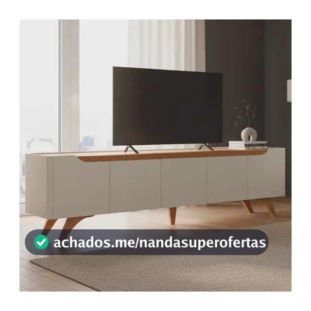 Rack Para Tv Até 75 Polegadas 4 Portas 1 Gaveta Ad