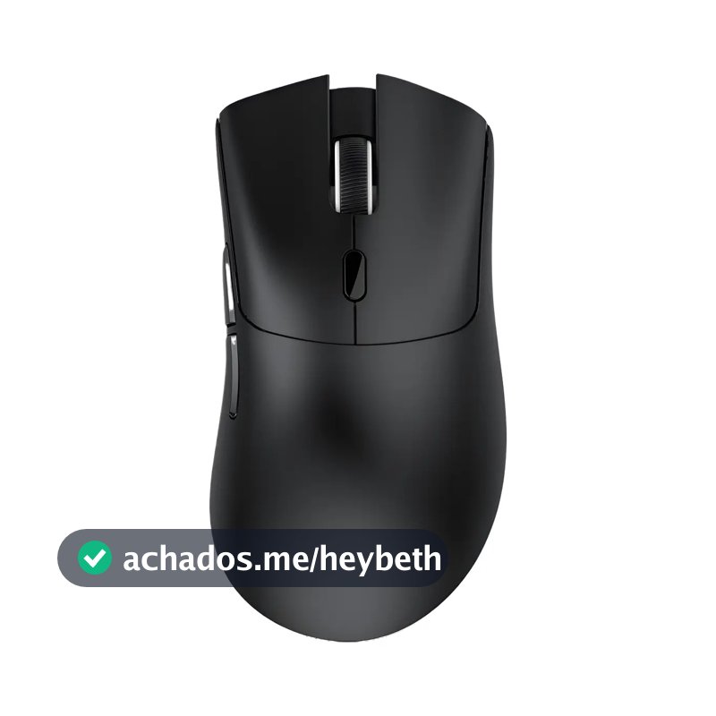 Mouse Gamer Attack Shark R1 Sem Fio c/ Bluetooth e 6 Botões