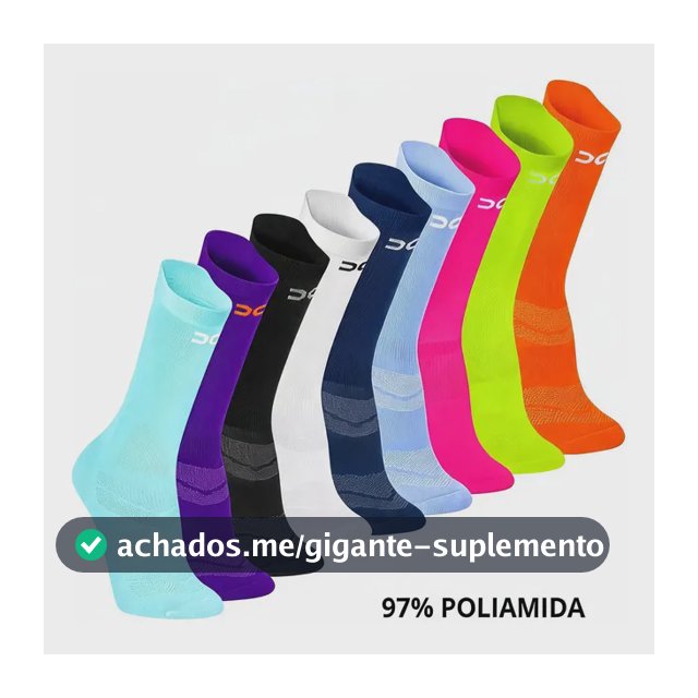 Meia Esporte Academia Gym Fitness Spinning Academia Treino
