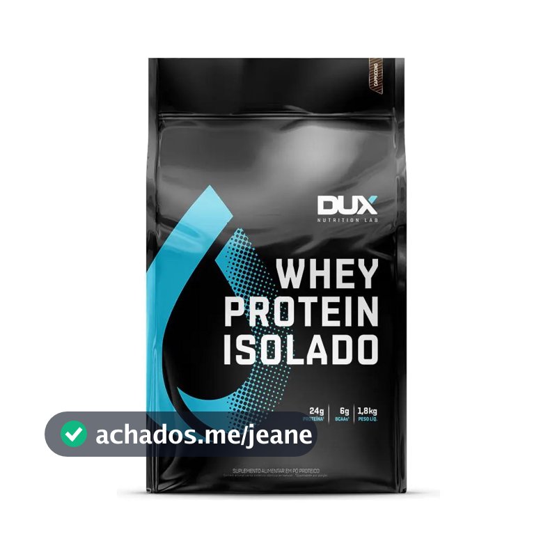 Whey Protein Isolado Dux Nutrition - 1,8 Kg Sabor Chocolate