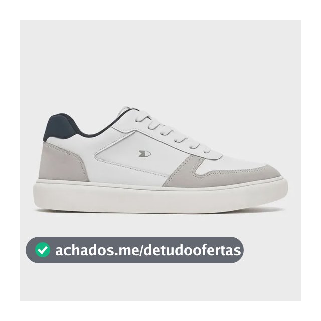 Tênis Sapatenis Masculino Sandrini Evoke Lite Branco Couro
