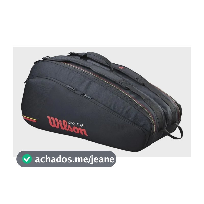 Raqueteira Wilson Pro Staff Classic 12r Preto