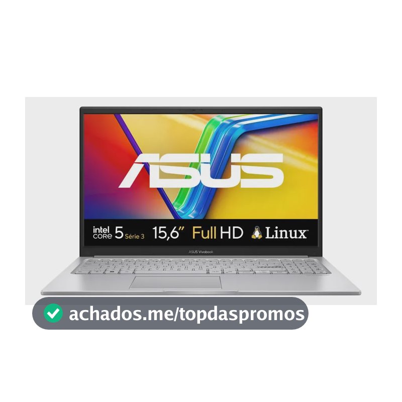 Notebook Asus Vivobook Bq246 Core 5 Série 3 16gb 1tb Linux Cool Silver
