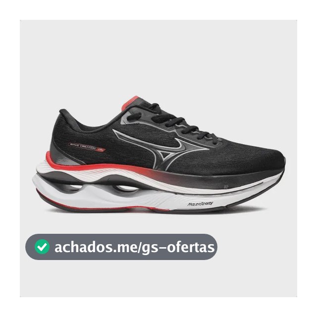 Tênis Mizuno Wave Creation 26 Unissex Preto 40