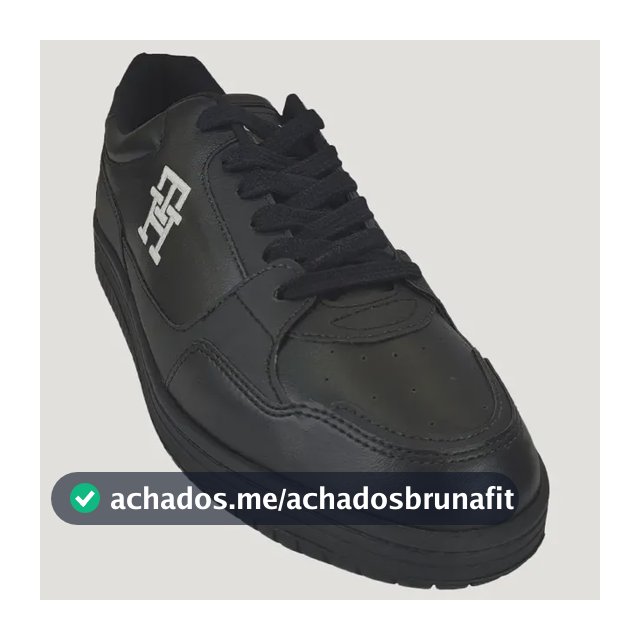 Tênis Tommy Hilfiger Couro Basket 2c Mix Suede Preto