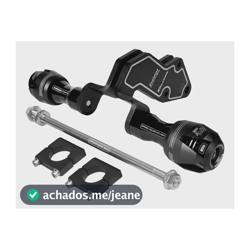 Protetor De Motor Slider Moto Cb 250 Twister 2015 Á 2022 Preto