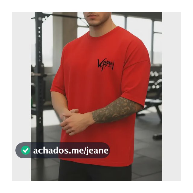 Camisa Oversized Tamanho Grande Academia Treino Camisão