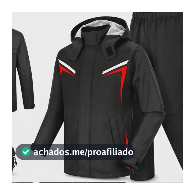 Capa De Chuva Moto Com Capuz Impermeável Motoqueiro Motoboy