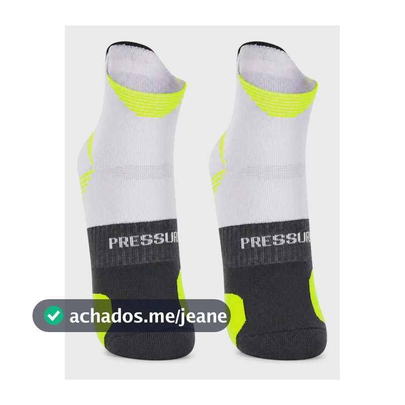 Meia Lupo 2pares Poliamida Corrida Cano Curto Dry Anti Bolha Branco Logo G 41-44