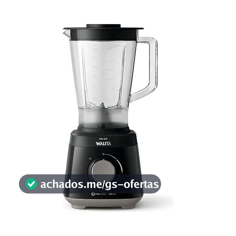 Liquidificador Daily Jarra San 600W RI2112 2l Cor Preto Philips Walita
