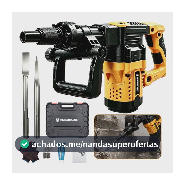 Mandril Sds Rompedor Elétrico De Concreto 3600w 127-220v