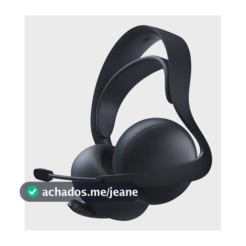 Headset Sem Fio Pulse Elite Sony Ps5 Midnight Black Preto