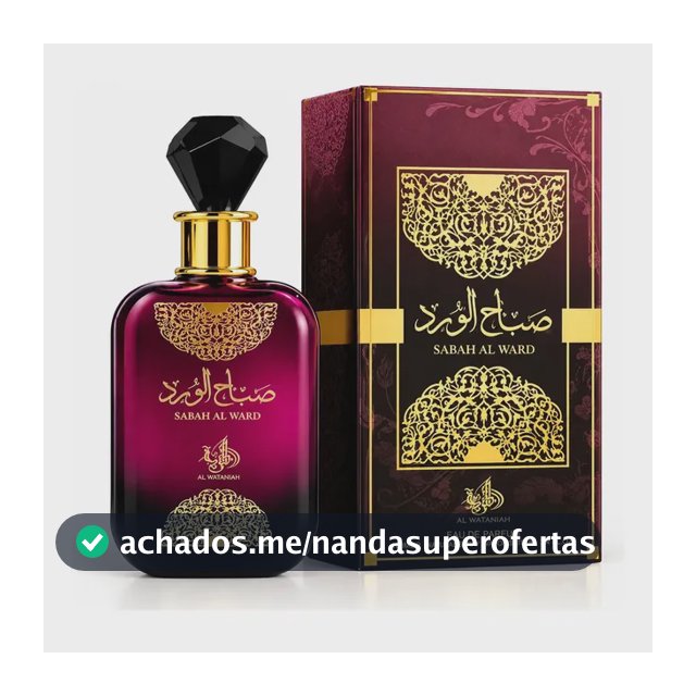 Sabah Al Ward Al Wataniah Perfume Árabe Feminino EDP 100ml