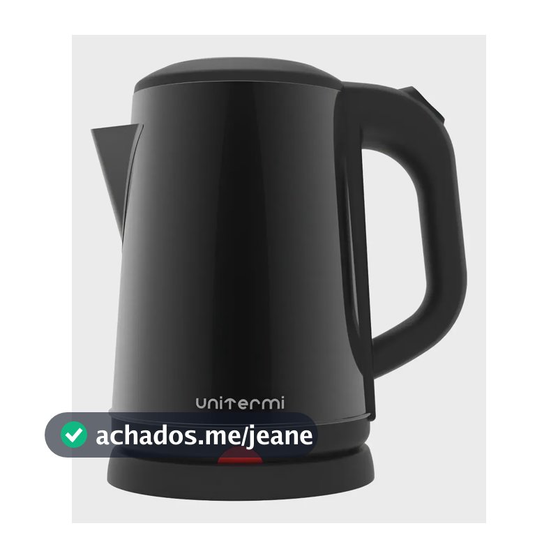 Chaleira Elétrica Unitermi Saara 1,8L Preto ou Automática