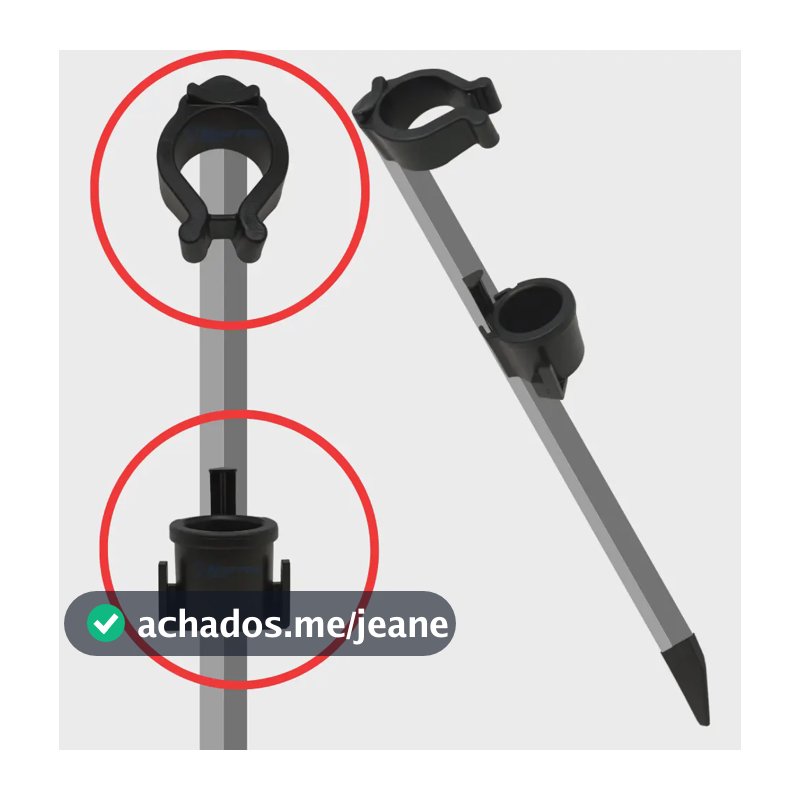 Kit Suporte De Vara Emborrachado - Asplast