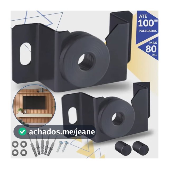 Suporte TV Fixo Universal 10" a 100" Polegadas Forte Para Todas as Marcas
