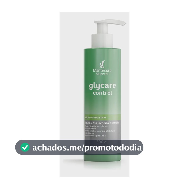 Gel De Limpeza Facial Glycare Control 300g Mantecorp