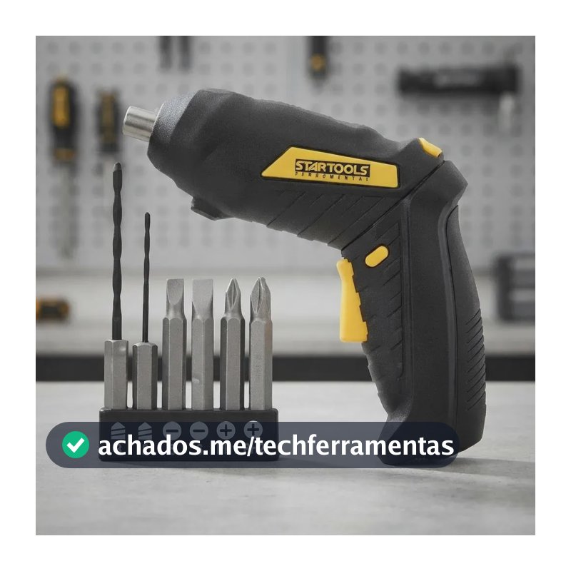 Mini Parafusadeira Sem Fio Startools Ferramentas 250rpm