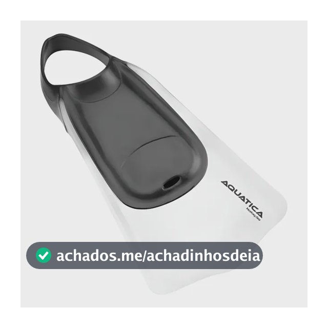 Nadadeira Pé De Pato Aquatica Seasub Natação Bodyboard Preta