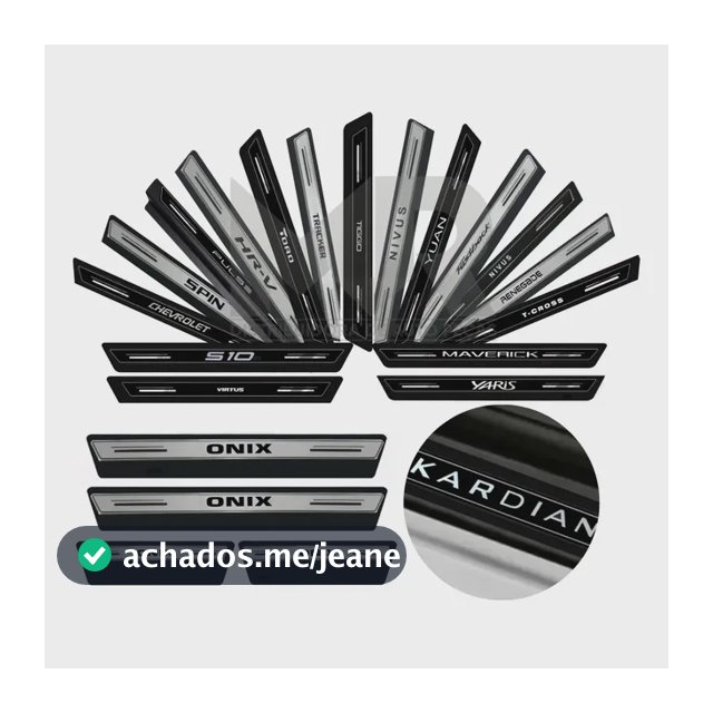 Kit Soleira Proteção Porta Resinada Premium Black Out Poroso