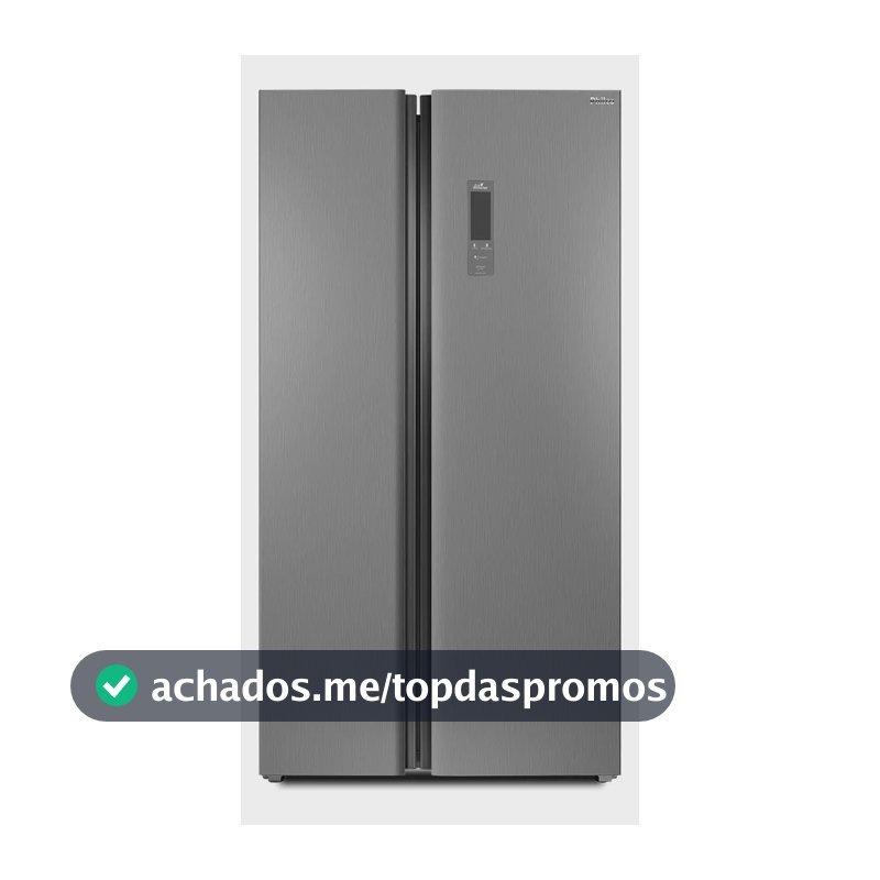Philco geladeira inverter frost free PRF535I inox com freezer 437l