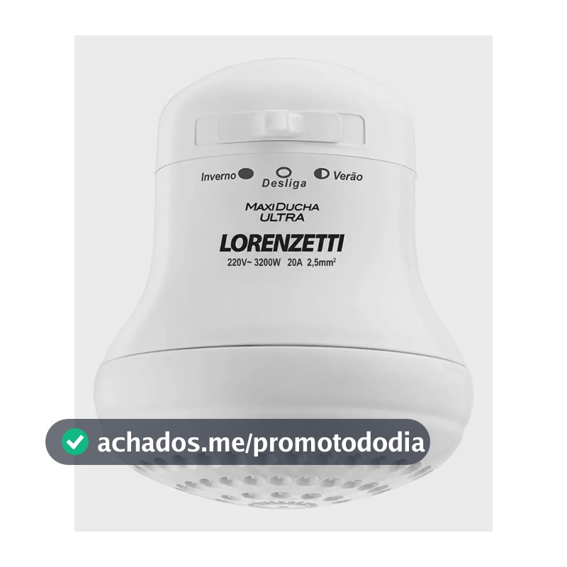 Maxi Ducha Ultra Lorenzetti 127v 3200w Ou 220v 3200w