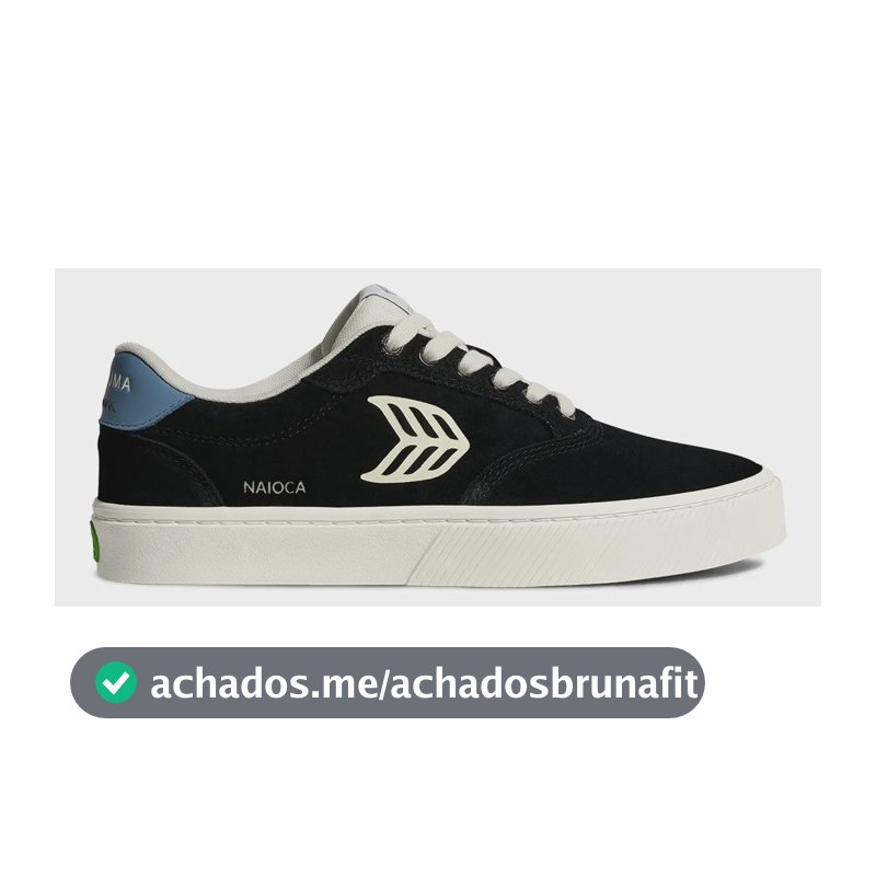 Tênis Masculino E Feminino Naioca Cariuma Preto Liso 41 Br