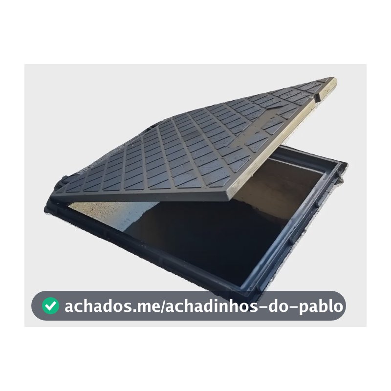 Tampa De Esgoto 50x50cm Caixa De Passagem Polipropileno Pvc