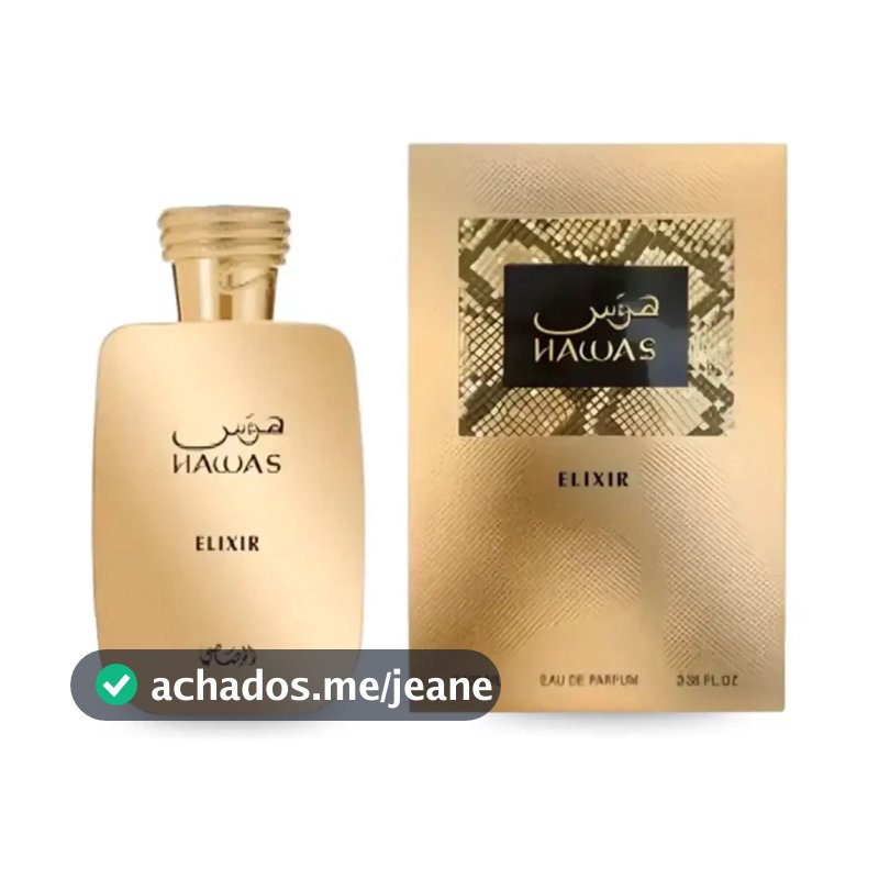 Perfume Masculino Rasasi Hawas Elixir EDP 100ml Notas Gourmand