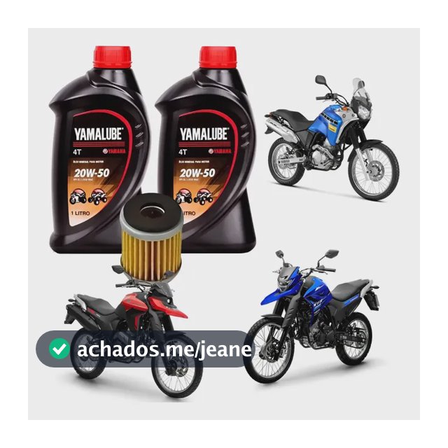 Kit Troca Óleo Yamalube 20w50 Lander Teneré 250 Todos Anos
