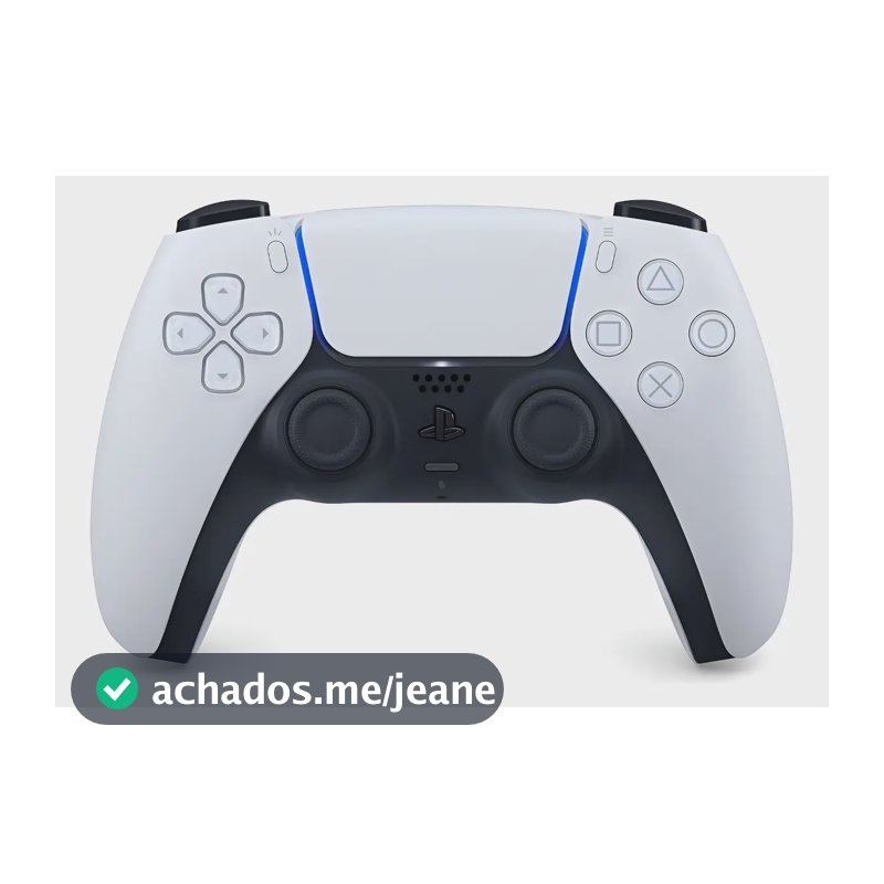 Joystick sem fio PlayStation DualSense Wireless Controller preto meia-noite