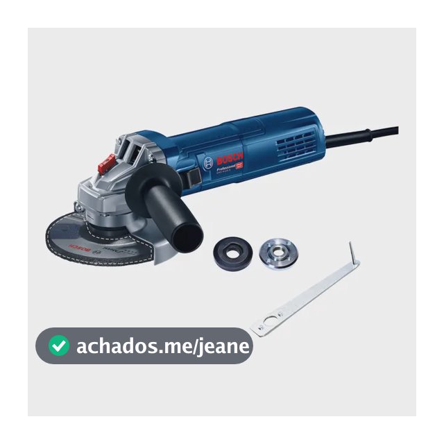 Esmerilhadeira Lixadeira Angular 5  Bosch Com Regulagem 900w Azul 220v 60hz