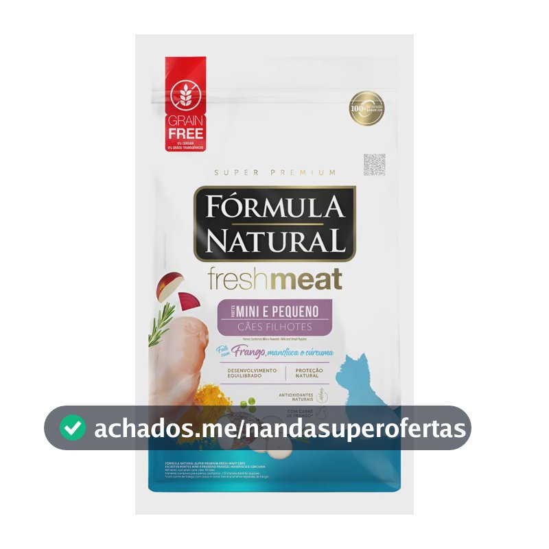 Fórmula Natural Fresh Meat Filhotes Mini E Peq. 2,5 Kg