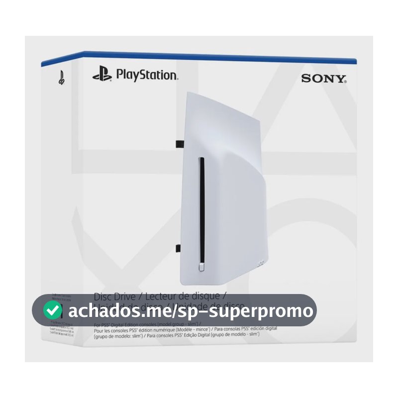Unidade De Disco Playstation 5 Slim Cor Branco
