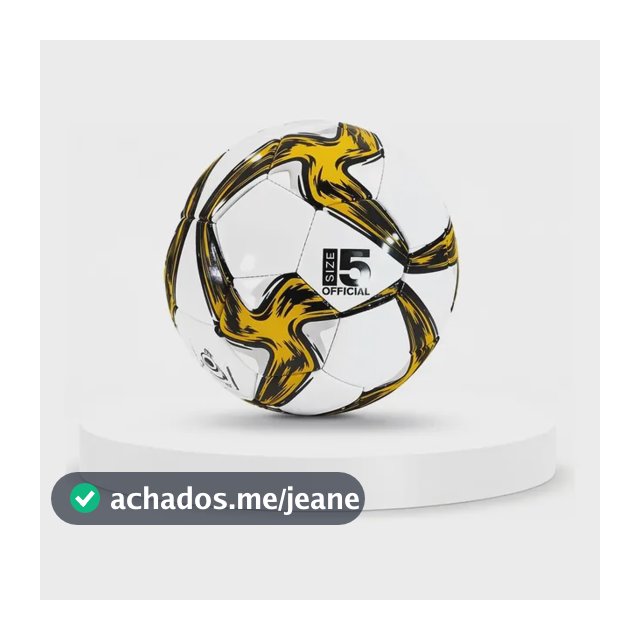 Bola De Futebol Campo Oficial No5 Couro Sintético Premium