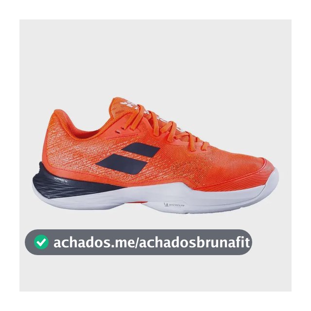 Tênis Babolat Jet Mach 3 Clay Laranja Masculino