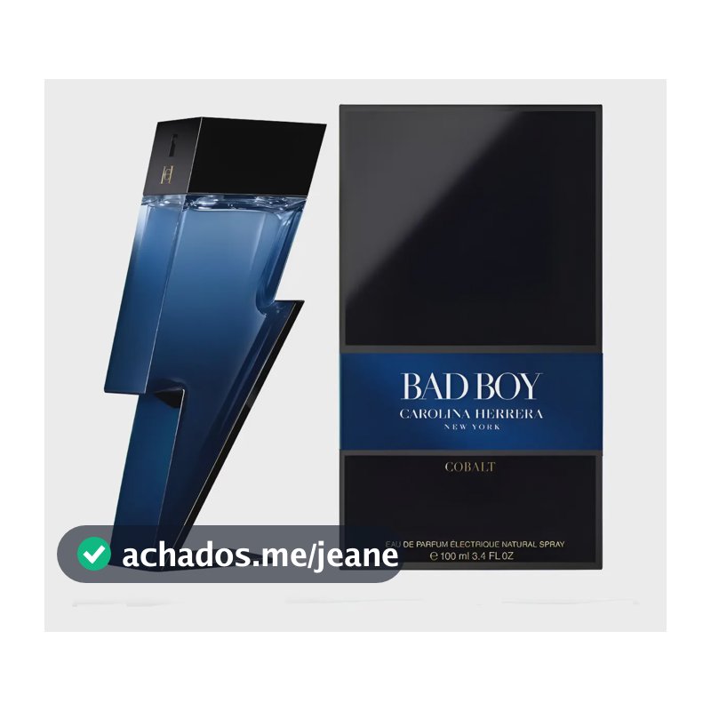 Perfume Masculino Bad Boy Cobalt Carolina Herrera EDP 100ml