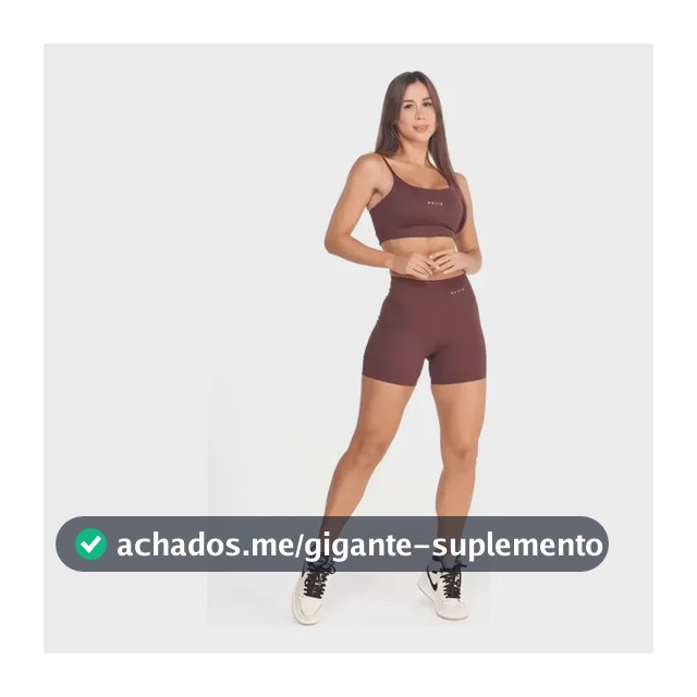 Conjunto Feminino Fitness Academia Shorts E Top - Fondue