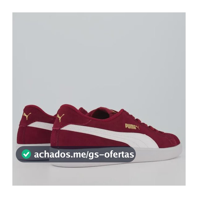 Tênis Puma Smash V2 Bdp Vermelho