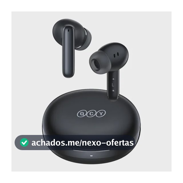 Fone Qcy T13 Anc 2 Bluetooth 5.3 Cancelamento De Ruído Ativo Cor Preto