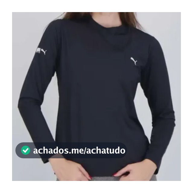 Camiseta Puma Térmica Manga Longa Proteção Uv 50+ Fem. 26075