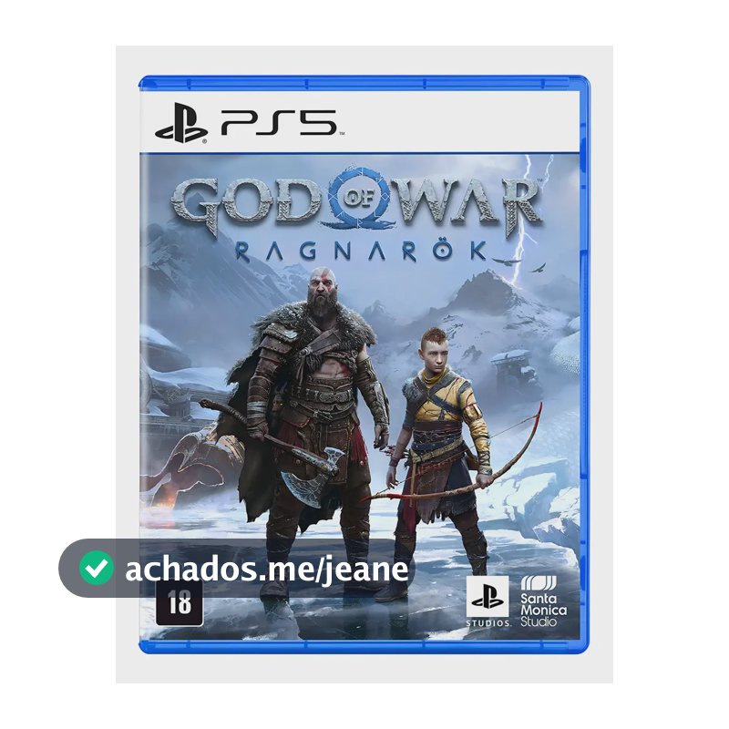 Jogo God Of War Ragnarok Edição Física Playstation 5 Sony