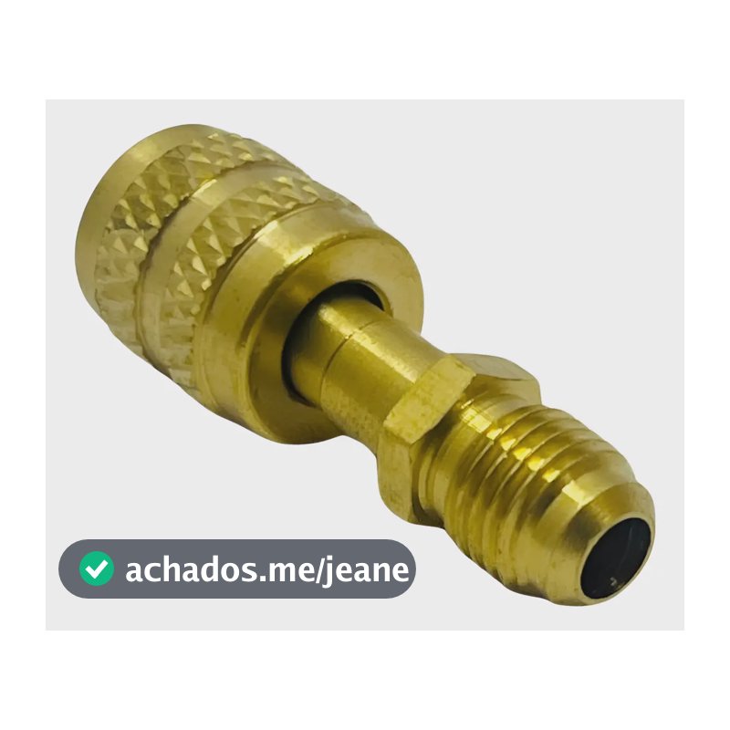 Adaptador Mangueira Manifold Gás R22 Para R410a 1/4x5/16 Sae