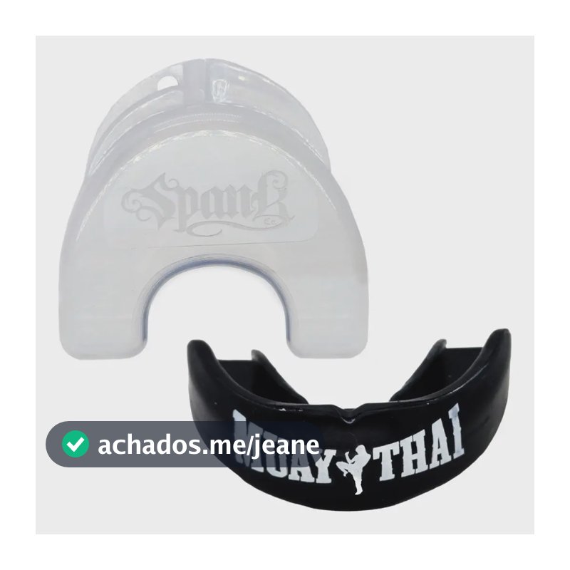 Spank Protetor Bucal Profissional Moldável Com Estojo Cor Muaythai - Boxe - Muaythai - Jiu-jitsu - Mma - Kickboxing - Futebol - Basquete - Esporte De Contato
