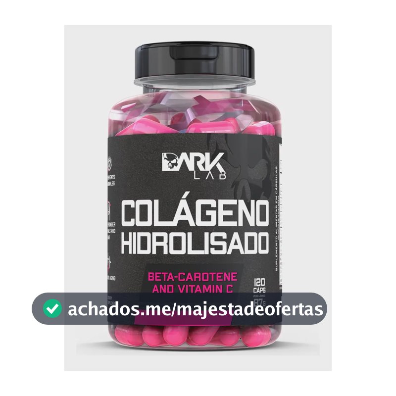 Colágeno Dark Lab em cápsula Sem sabor de 120 un