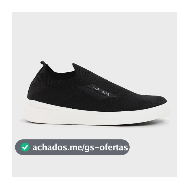 Tênis Aramis Journey Sand Social Escritório Confortável Preto 39 Br