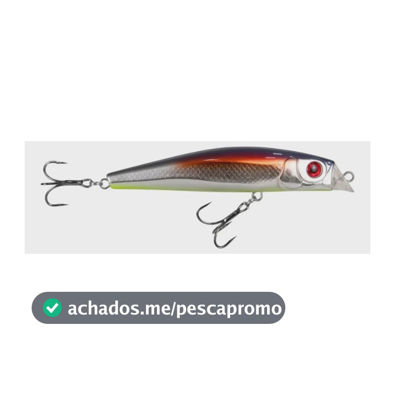 Isca De Pesca Artifical Pinnacle Luna 80 Orginal Prata 2