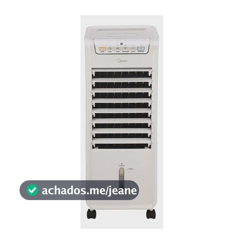 Climatizador portátil frio Midea AKAF1 branco